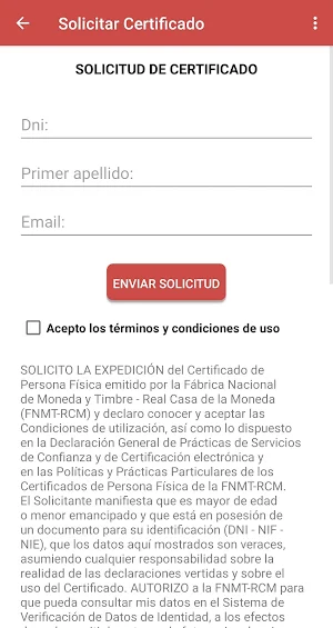 Certificado digital directo con DNI o verificación Screenshot 3