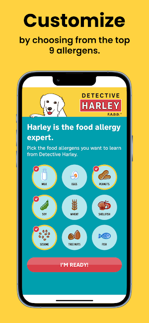 Harley's Food Allergy Game Screenshot 0