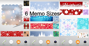 Sticky Memo Notepad Christmas Free Screenshot 1