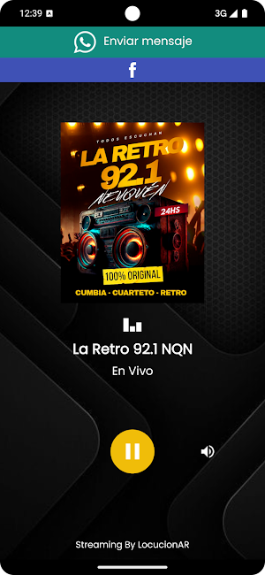 La Retro 92.1 NQN Screenshot 0