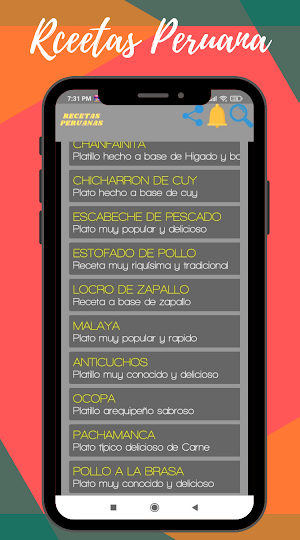 Recetas de Comidas Peruanas Rápidos y Fáciles Screenshot 3