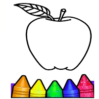 Apple Coloring Book For Kids