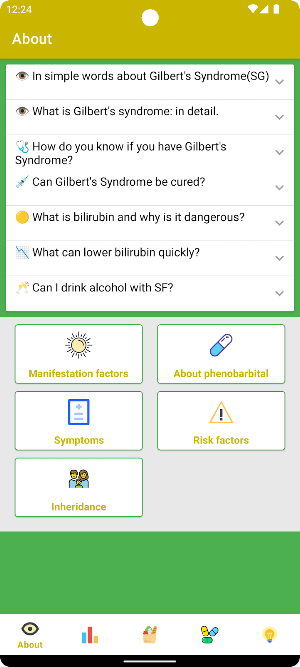 Gilbert Syndrome Guidlines Screenshot 0