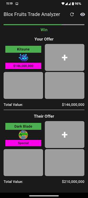 Blox Fruits Trade Analyzer Screenshot 1