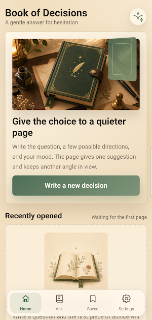 Book of Decisions Screenshot 0