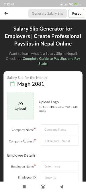 My Salary Slip Screenshot 3