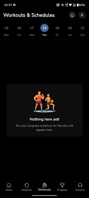 Client Extreme Fitness Screenshot 3