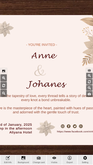 WedCard Screenshot 1