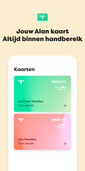 Alan België Ziekteverzekering Screenshot 2