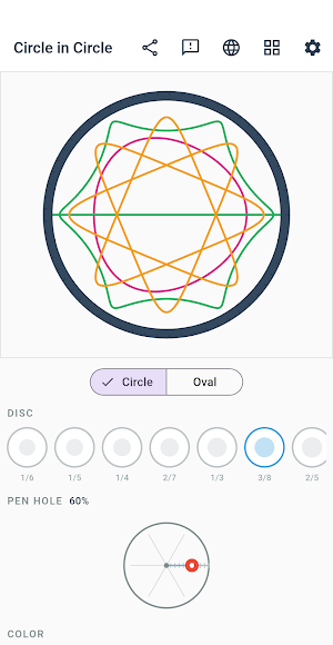 SpiroCanvas Spirograph Mandala Screenshot 3