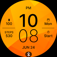 Fresh Orange Fit Watch Face