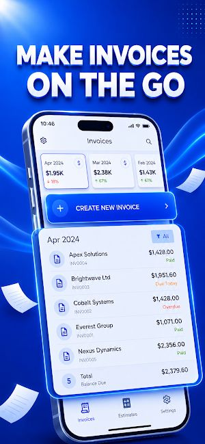 Invoice+ Offline Invoice Maker Screenshot 3