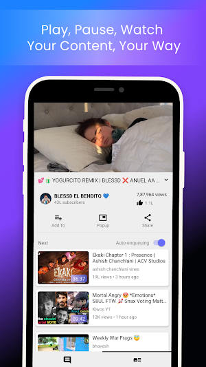 Play Tube - Block Ads on Video Screenshot 1