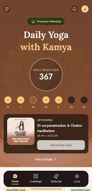 Kamya Wellness: Daily Yoga Screenshot 1