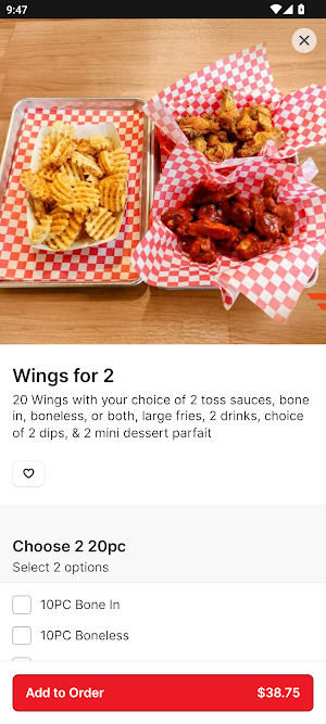 CD's Wings - Parker Screenshot 2