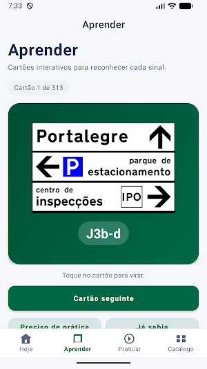 Sinais de Trânsito Portugal Screenshot 1