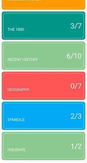 American Citizenship Test Screenshot 1