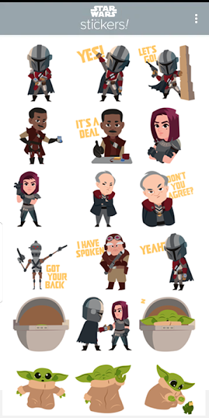The Mandalorian Stickers Screenshot 2
