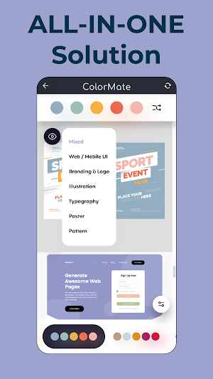 ColorMate - AI Color Palette Screenshot 1