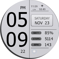 Key WF49 Digital Watch Face