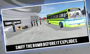 Police Dog Tourist Bus Station Screenshot 0