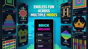Brick Breaker : Pixel Blitz Screenshot 1