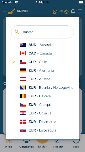 CurrencyBird: Envíos de Dinero Screenshot 2