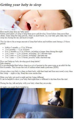 Baby Sleeping Guide Screenshot 2