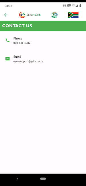 e-Services Screenshot 3