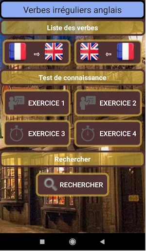 verbes irréguliers anglais Screenshot 3