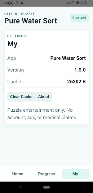 Pure Water Sort Screenshot 2