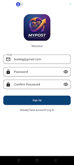 MyPost: Social Post Maker Screenshot 1