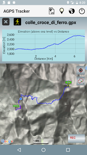 A-GPS Tracker Screenshot 1