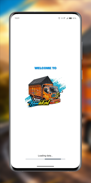 MOD BUSSID Truk Canter Tawakal Screenshot 1