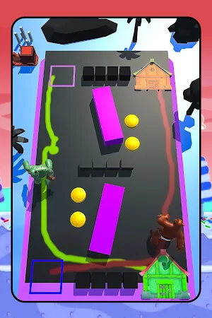 Draw to Home - Monster 3D Dash Screenshot 3
