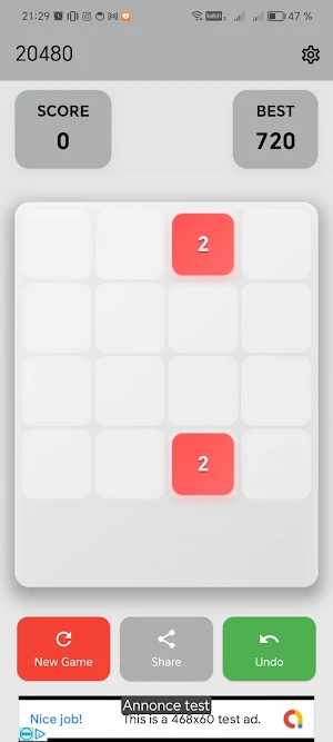 2048 BlockSum Screenshot 1