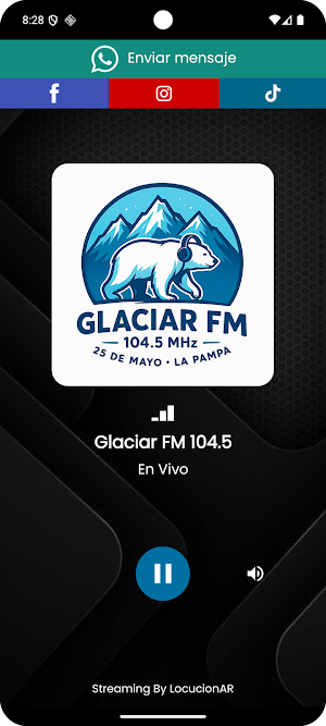 Glaciar FM 104.5 Screenshot 0