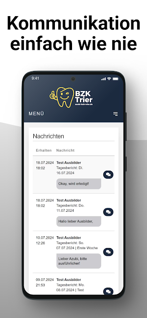 Azubi BZK Trier Screenshot 2