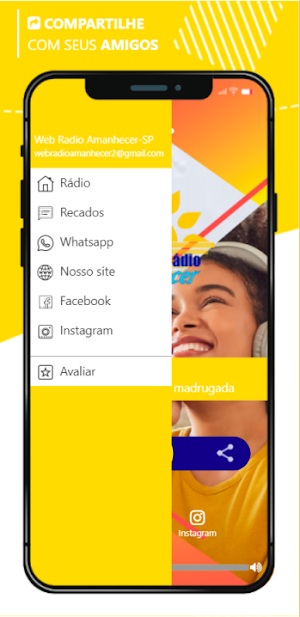 Web Radio Amanhecer Screenshot 3