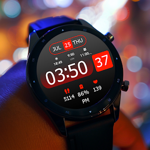 Key WF30 Digital Watch Face Screenshot 1