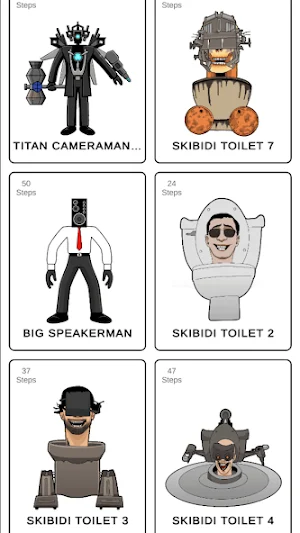 How To draw skibibi toilet Screenshot 3