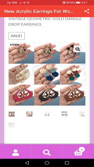 Earrings Shopping App Screenshot 2