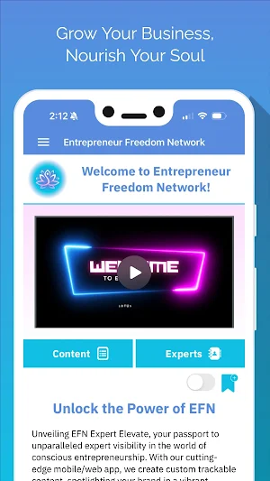 Entrepreneur Freedom Network Screenshot 1