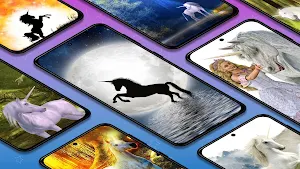 Unicorn wallpaper backgrounds Screenshot 0