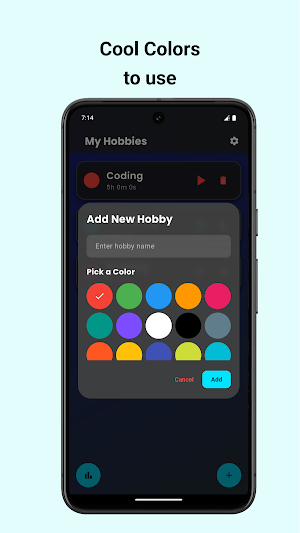 Hobby Tracker Screenshot 1