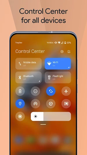 Mi Control Center: Notifications and Quick Actions Screenshot 0