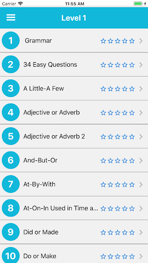English Quiz Screenshot 1