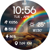 Rainbow Weather Watch Face
