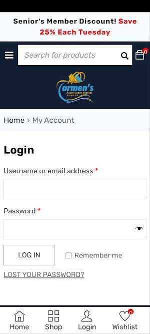 carmensmarket Screenshot 0