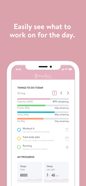 Believe and Achieve Fitness Screenshot 1